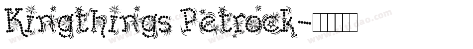 Kingthings Petrock字体转换